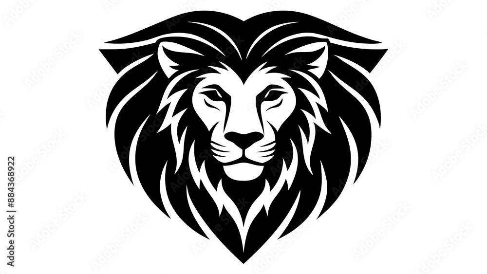 lion silhouette icon, side view. symbol of courage, bravery and power
lion silhouette icon, side view. symbol of courage, bravery and power