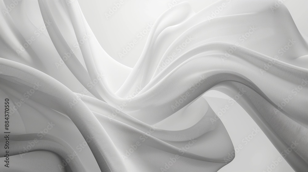 Obraz premium white silk background