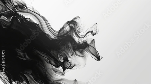 Flowing Smoke Texture Background