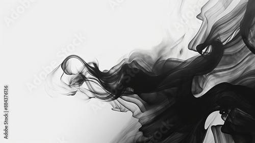 Flowing Smoke Texture Background