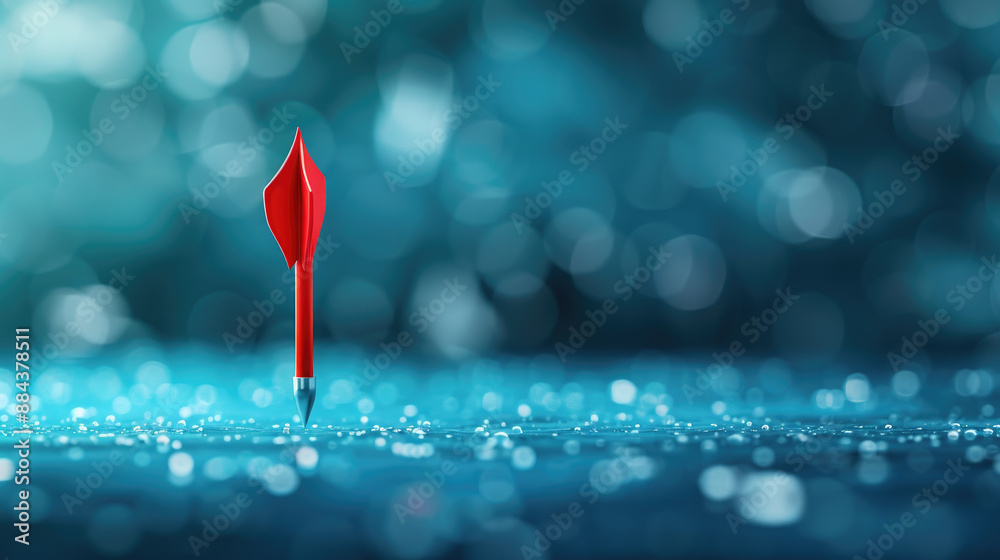 Arrow symbolizing individual talent with copy space, covering all objects, deep depth of field. Arrow symbolizing individual talent with copy space, covering all objects, deep depth of field.