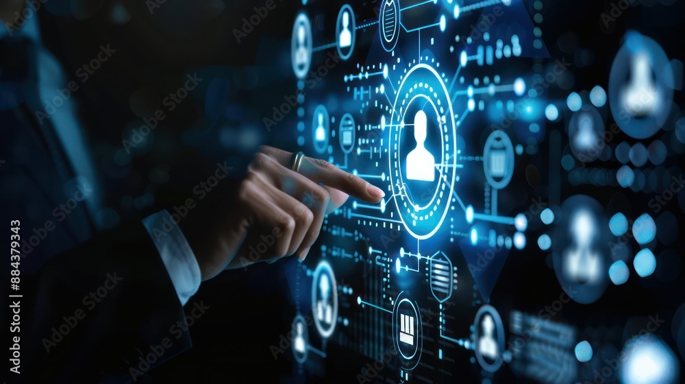 Businessman touching law icons on virtual screen for business legal advice, Labor law, Lawyer, Attorney at law, Legal advice business concept. Businessman touching law icons on virtual screen for business legal advice, Labor law, Lawyer, Attorney at law, Legal advice business concept.