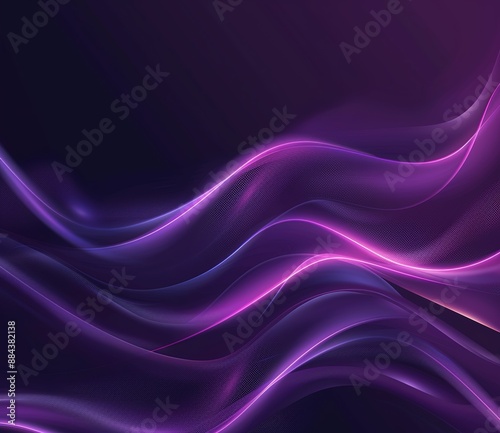 dark purple background glowing soft elements, vaporwave colors, gradient glowing effect