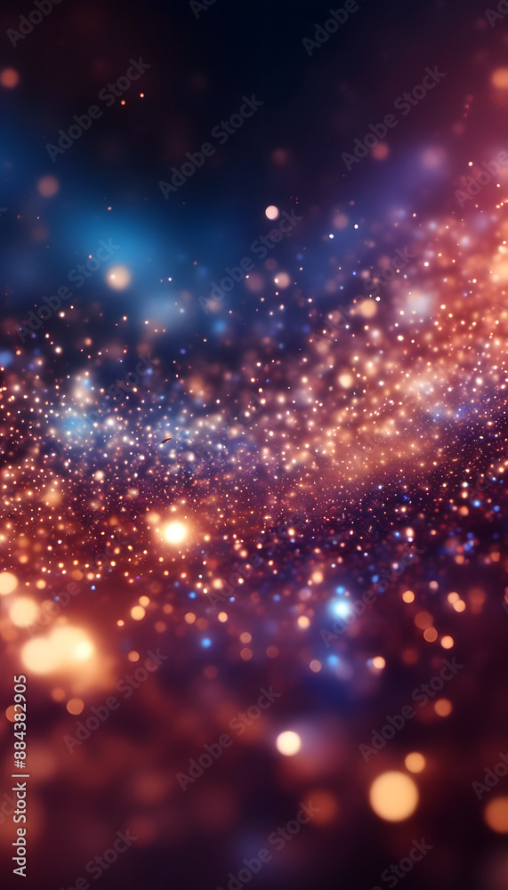 Obraz premium Abstract digital background art with flowing, colorful, red, purple, and blue colors, smooth gradients.