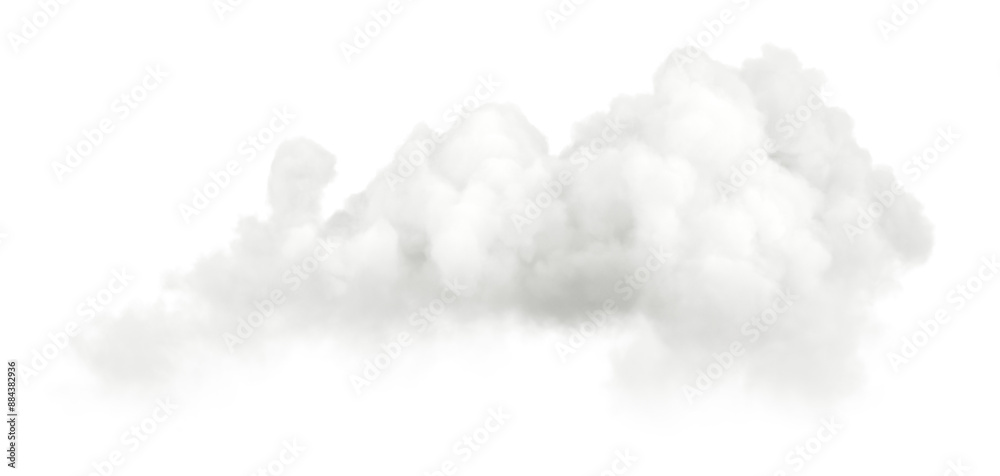 Morning white clouds spreading on transparent backgrounds 3d illustrations png Morning white clouds spreading on transparent backgrounds 3d illustrations png
