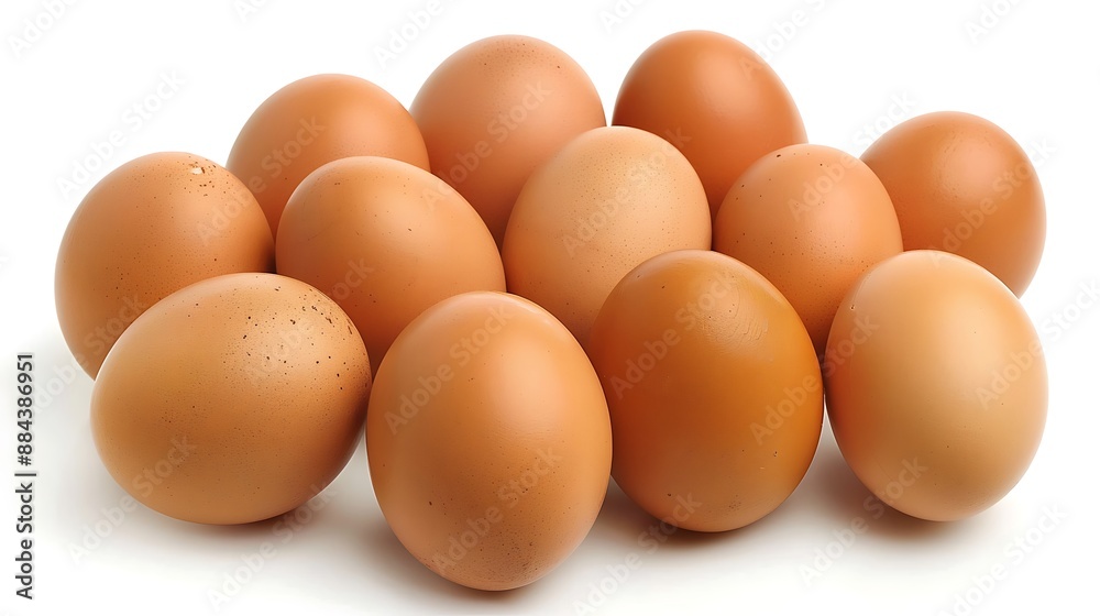 A Dozen Brown Eggs, Fresh and Ready A Dozen Brown Eggs, Fresh and Ready