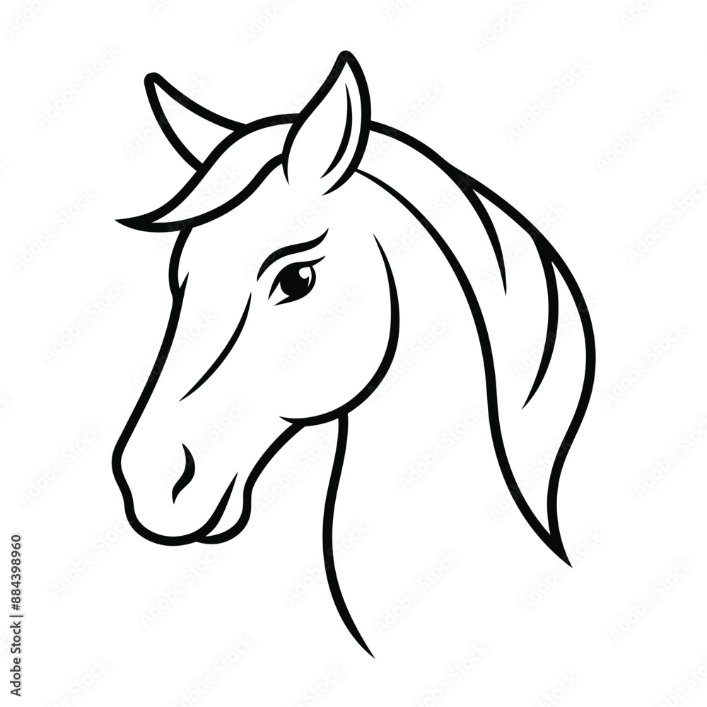Horse Silhouette Vector Illustration
Horse Silhouette Vector Illustration