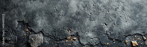 Close Up Texture of Gray Concrete Wall With Uneven Surface