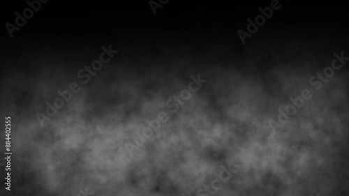 Rising Wall of Endless Smoke Steam Loop. Realistic dry ice smoke clouds fog overlay perfect for compositing. Immersive spooky Halloween smoke cloud VFX element in 4k slow-motion. Fog and smoke