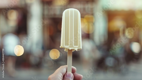 Person holding an ice cream stick © 2rogan