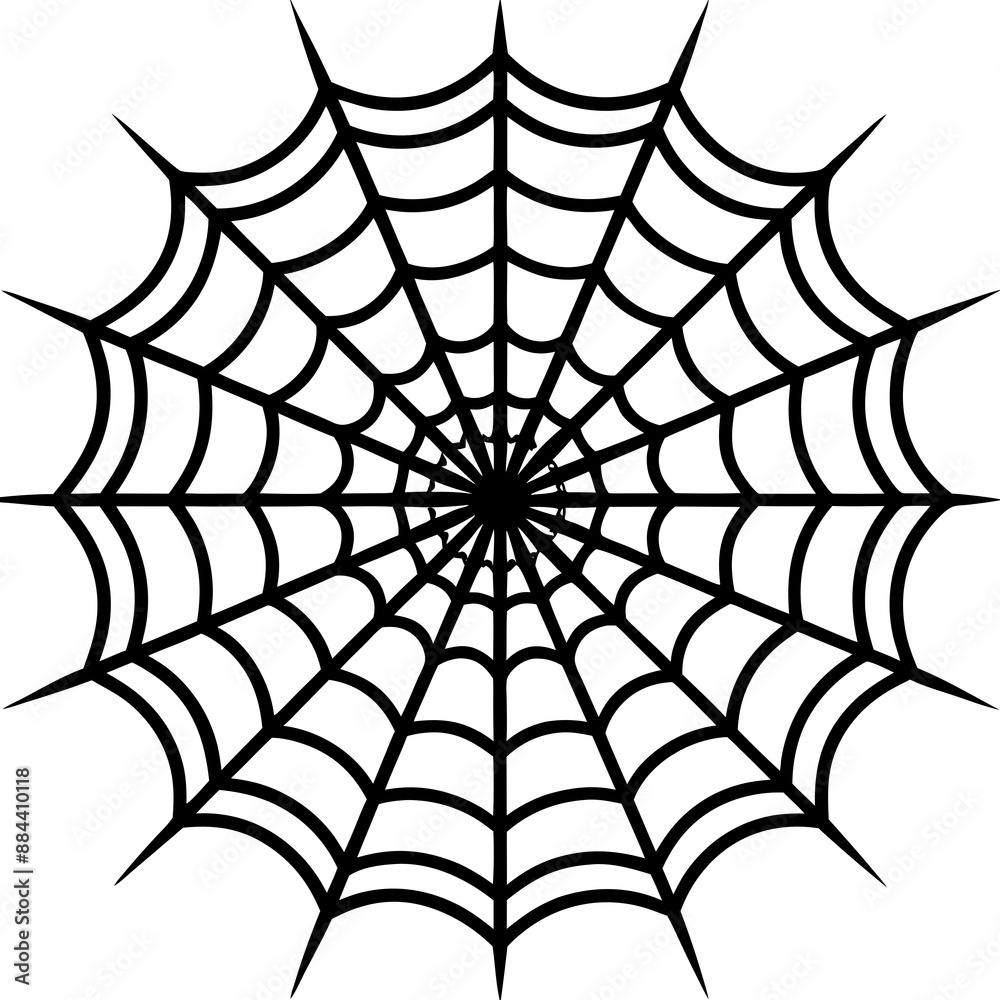 Obraz premium spider, web, halloween, insect, vector, illustration