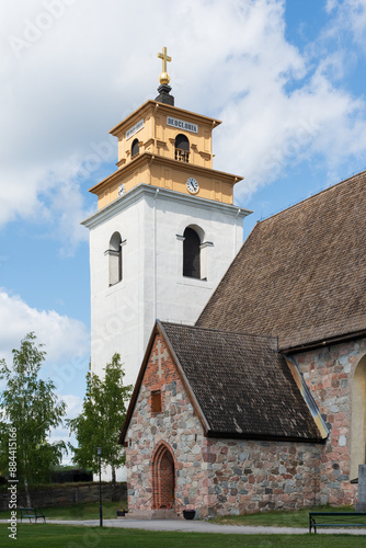 View from Gammelstad Church Town, Luleå, Norrbotten, Sweden photo