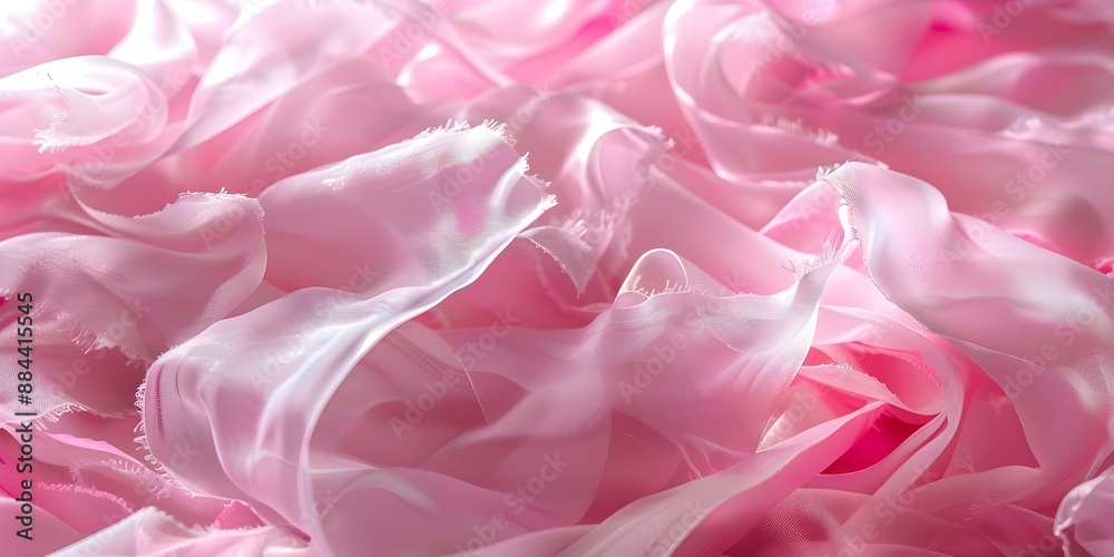 Fototapeta premium Feminine ribbon pattern for greeting cards banners fashion and fabric design. Concept Feminine Design, Ribbon Pattern, Greeting Cards, Banners, Fabric Design