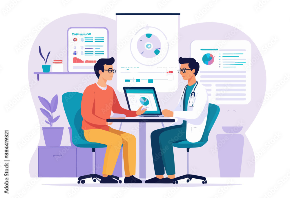 Healthcare Professionals Collaborating on Medical Data Analysis Healthcare Professionals Collaborating on Medical Data Analysis