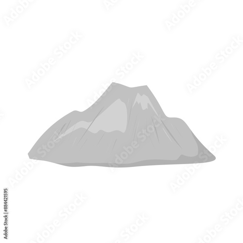 Pile Of Cement Powder Illustration