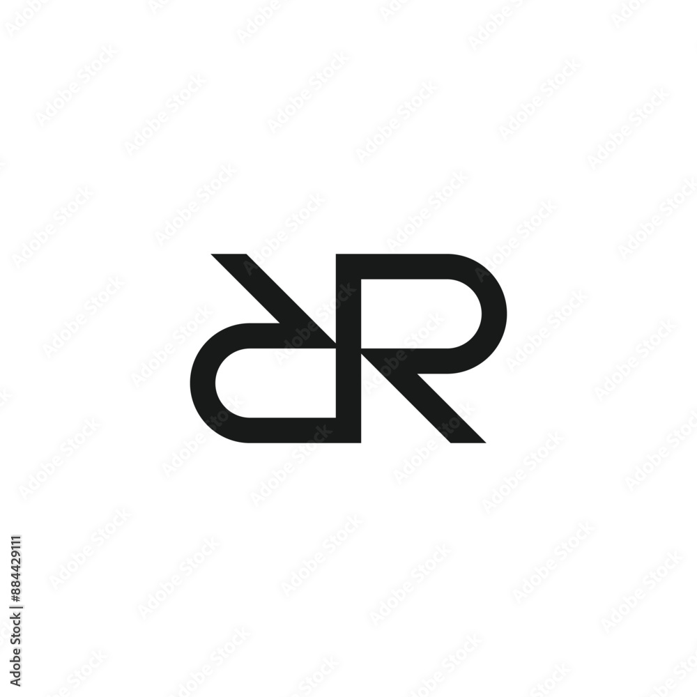 Letter RR logo template vector Letter RR logo template vector