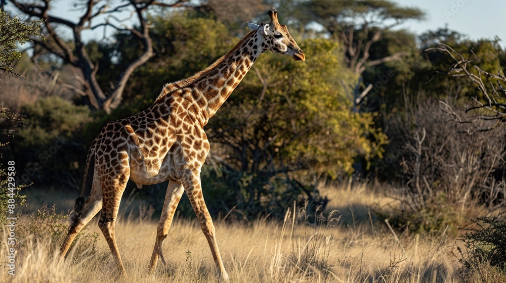Fototapeta premium Giraffe in the African Savanna