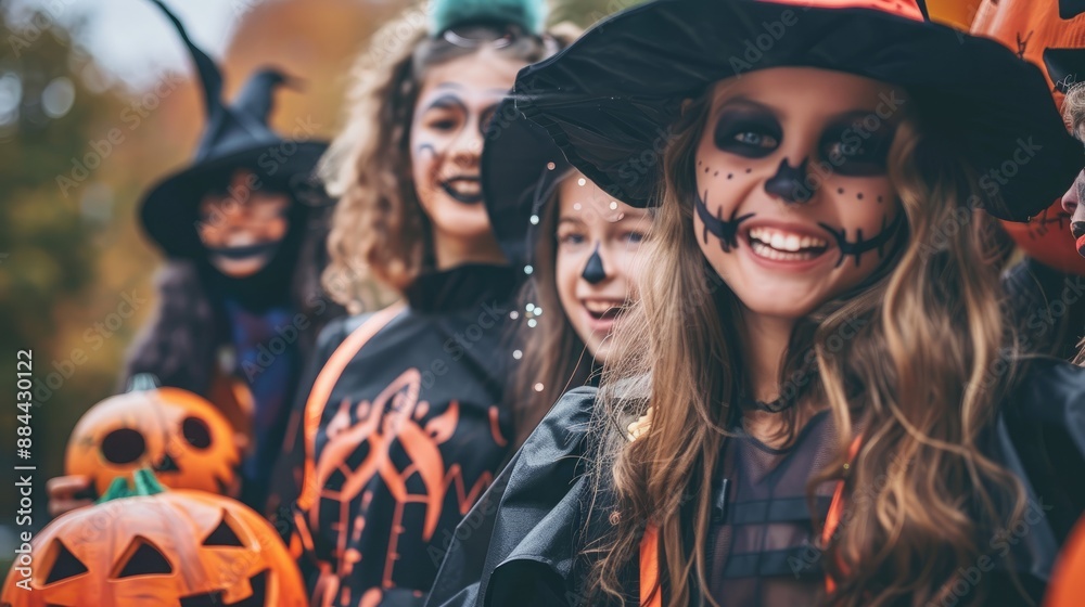 Spooky and Joyful Halloween Parade, Creative Costumes on Display, Community Engagement, Festive Street Celebrations Spooky and Joyful Halloween Parade, Creative Costumes on Display, Community Engagement, Festive Street Celebrations