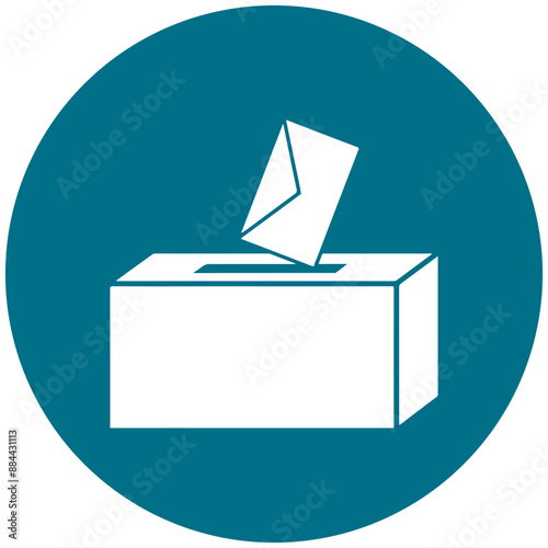 ballot box and voting envelope