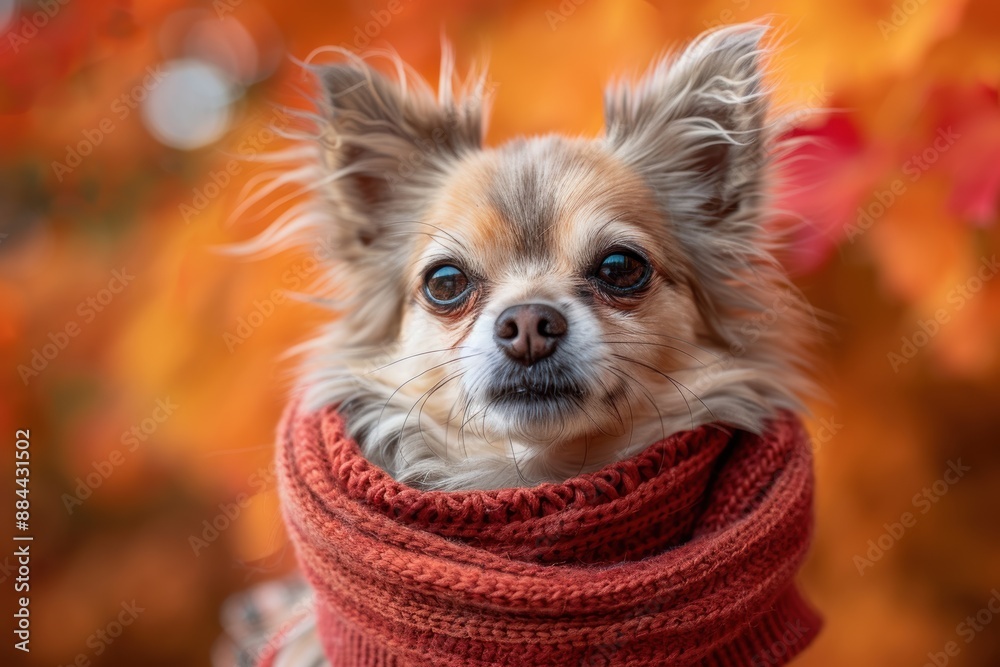 A Chihuahua's Autumn Fashion Statement A Chihuahua's Autumn Fashion Statement
