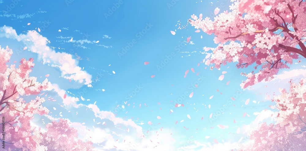Cherry Blossom Sky: A Springtime Dream Cherry Blossom Sky: A Springtime Dream