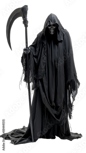 Illustration of grim reaper photo