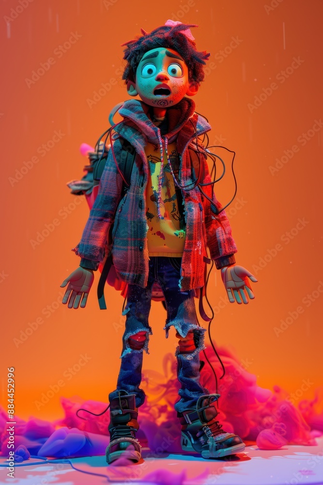 Fototapeta premium A Puppets Tale: Fear In The Fog
