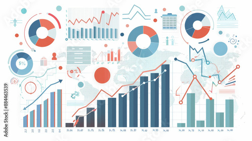 financial development in business showcasing increasing chart