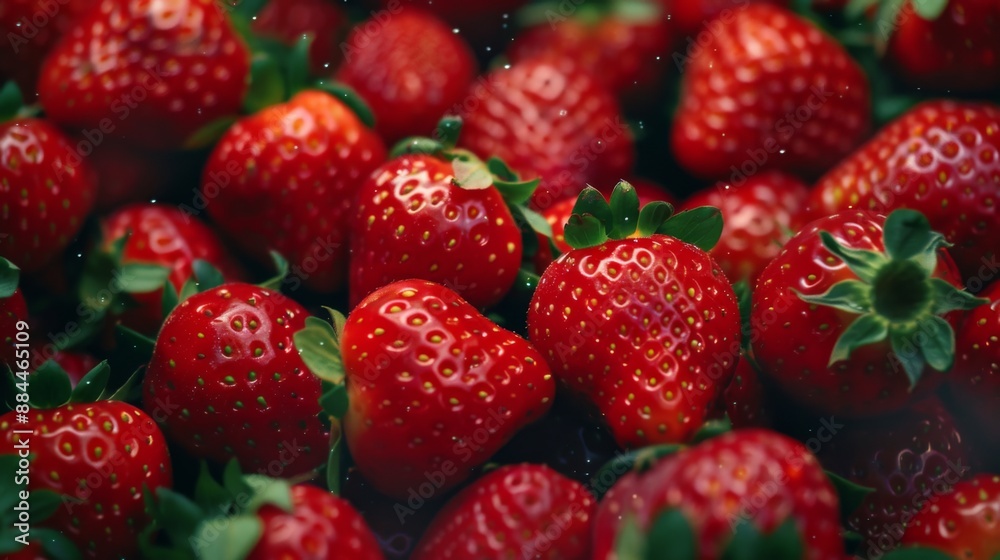 Strawberries background Strawberries background