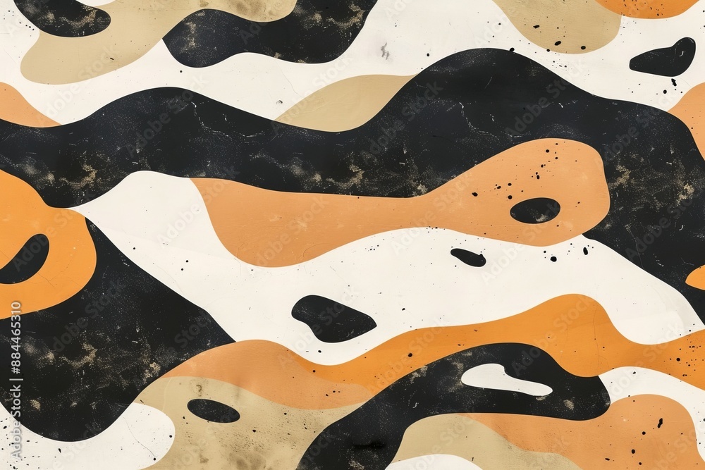 Modern minimalist dog hunting banner with abstract design. Modern minimalist dog hunting banner with abstract design.