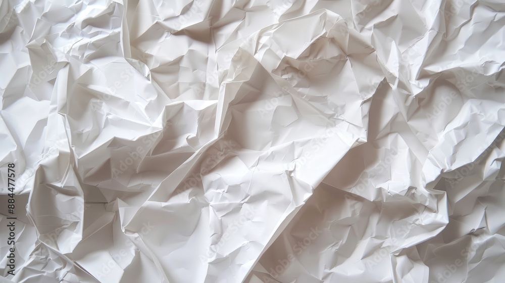 Crumpled paper abstract composition Crumpled paper abstract composition