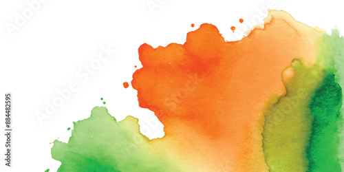 Indian tri watercolor  background vector file 