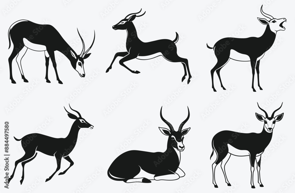 Fototapeta premium Majestic Giraffe Vector Illustration, Perfect for Any Project