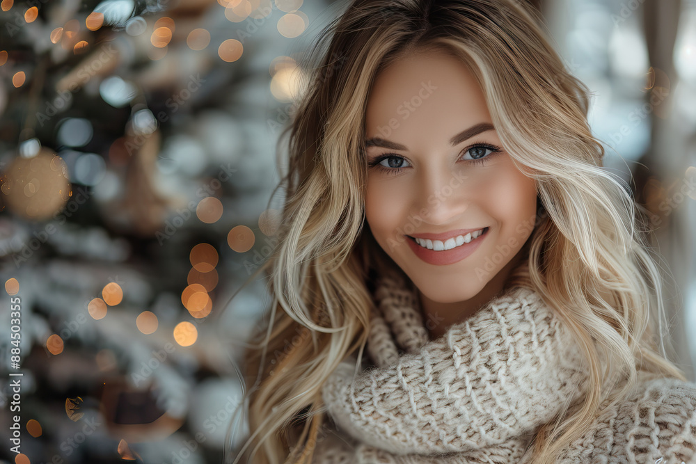 Obraz premium Festive Fashion By The Tree
