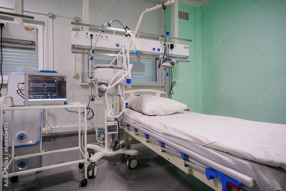 Intensive care unit at the hospital is ready to receive patients Intensive care unit at the hospital is ready to receive patients