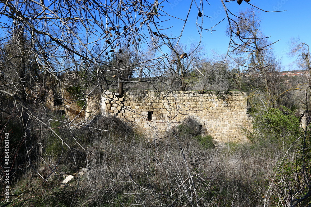 Baram Israel 03/06/2024. Ancient synagogue from the late Second Temple period.