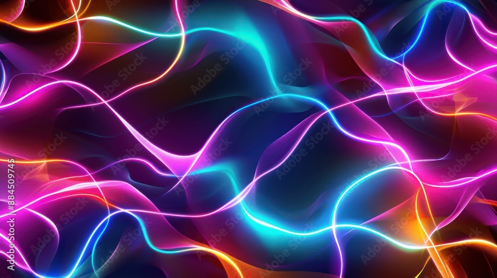 Abstract Neon Lights Background Abstract Neon Lights Background