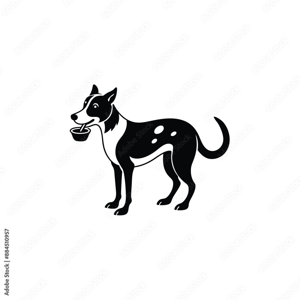 illustration of a dog illustration of a dog