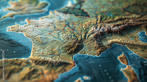 Map of the Mediterranean Region