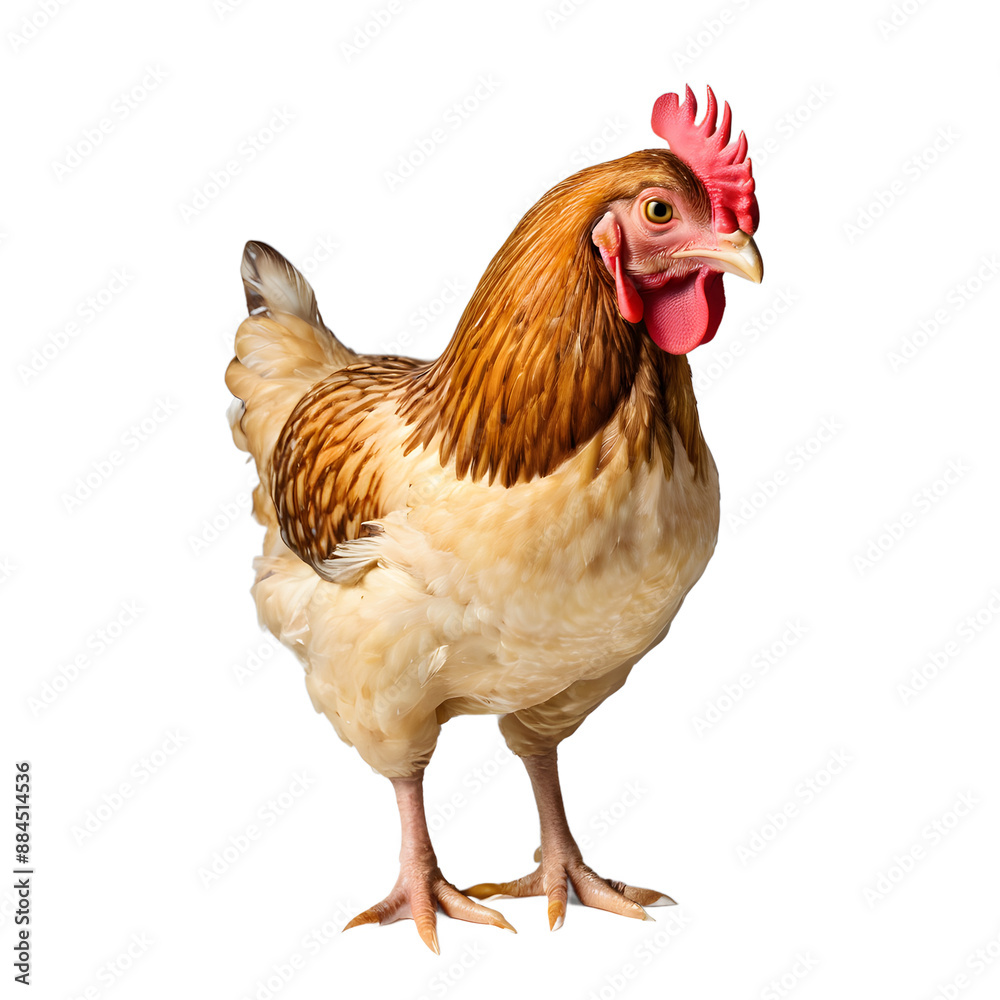 Fototapeta premium Chicken Isolated on transparent Background