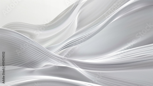 A Smooth Gradient from Soft Gray to White Overlaid with Subtle Waves