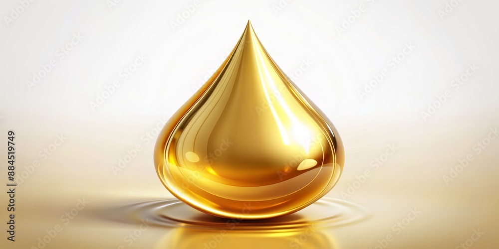 Golden Liquid Drop 3D Rendering, Gold, Liquid, Drop, Glossy Golden Liquid Drop 3D Rendering, Gold, Liquid, Drop, Glossy