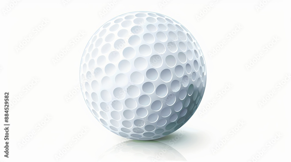 Vector illustration of a golf ball icon on a white background Vector illustration of a golf ball icon on a white background