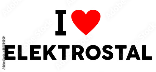 I love Elektrostal Russia