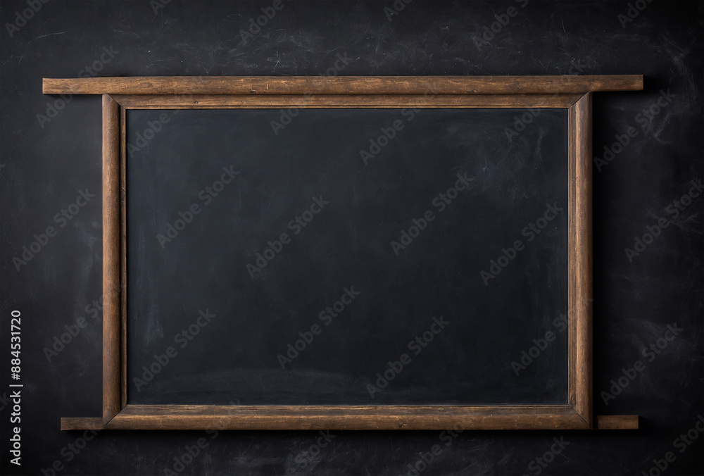 blank blackboard with chalk blank blackboard with chalk