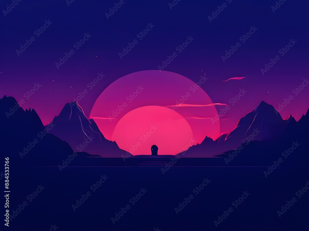 Obraz premium minimalistic background