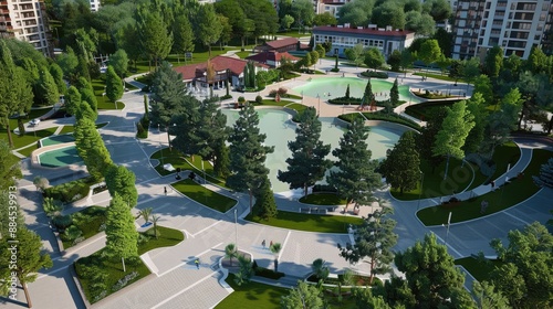 Large-scale urban redevelopment project