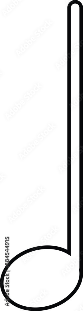 Music note icon song, melody or tune line vector isolated on transparent background. Musical key trendy style outline symbol design element logo template for musical apps and website Music note icon song, melody or tune line vector isolated on transparent background. Musical key trendy style outline symbol design element logo template for musical apps and website