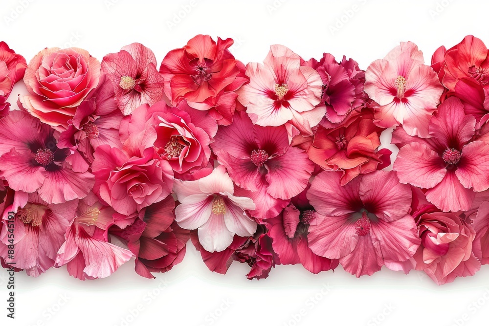 Lush arrangement of pink roses and carnations Lush arrangement of pink roses and carnations