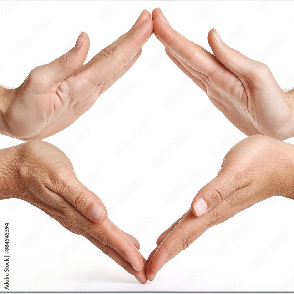 Diverse Hands Forming a Unified Circle of Love and Inclusion Diverse Hands Forming a Unified Circle of Love and Inclusion